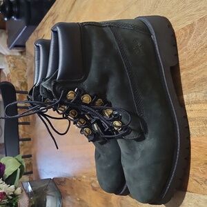 Forest green Timberland boots